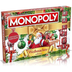 Winning Moves - Monopoly - Christmas Edition - With Snowman, Reindeer and Other Figures - Age 8+ - German