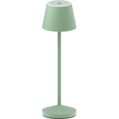 Lumisky EMILY Wireless LED Table Lamp, Warm White, Dimmable, Height 25 cm, Olive Green