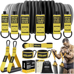 Resistance Bands for Working Out, 300 lbs 360 lbs Heavy Exercise Bands with Handles, Workout Bands for Men, Weight Bands Set for Muscle Training, Strength, Slim, Yoga, Home Gym Equipment