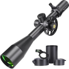 WestHunter Optik TD 5-30x56 SFIR FFP 1/10MIL Precision Rifle Scope for Competition Shooting, Zero Stop Tower, Red Lighting, First Image Plane, Tactical 34 mm Rifle Scope for Long Distance Hunting