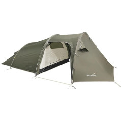 Skandika Oteren/Vatn Trekking Tent, Camping Tent for 2-3 People, Ultralight, Small Pack Size, Waterproof, 3000 mm Hydrostatic Head, Tunnel Tent, Trekking, Hiking, Fishing, Outdoor