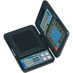 neoLab Pocket Scales with Hinged Lid, 60 g Weighing Range Max, Readability 0.01 g, Black, 130 mm Length x 85 mm Width x 25 mm Height