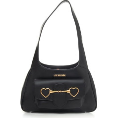 Love Moschino Women's Borsa Pu Nero Shoulder Bag Black, black