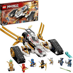 LEGO Ninjago Legacy Ultra Sonic Raider 71739 Building Kit with a Motorcycle, Plane and Collectible Minifigures; New 2021 (725 Pieces)