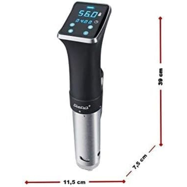 Steba Germany Sous Vide Garer SV 75 Edelstahl, anthracite