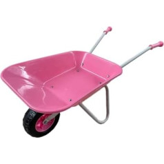 ASC Wheelbarrow Newborn Pink Silver Toy Game Farm Gardening