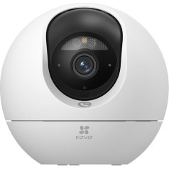 EZVIZ 4K Indoor Surveillance Camera, WiFi Camera with Person/Pet/Noise Detection, Automatic Tracking and Zooming, Two-Way Call, C6c 8MP