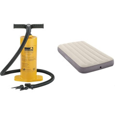 High 49702 Peak Double Action Pump Hand Pump TÜV/GS Tested 4 Valves Extra Strong Yellow