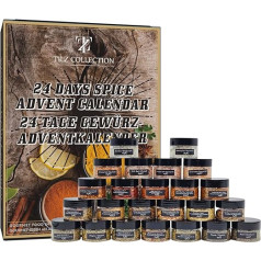 Spice Calendar Advent Calendar 2023 Only Spices Christmas Calendar for Adults 24 Gourmet Premium Cooking Spice Set Kitchen Gift Advent Calendar for Men Women