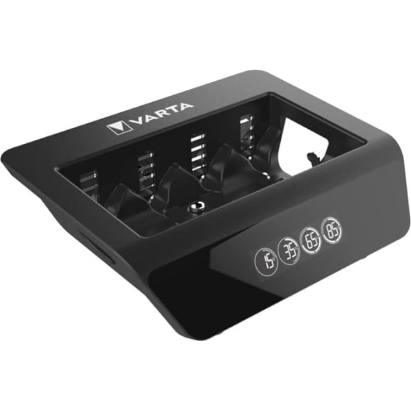 Varta Universal Charger +, charger for rechargeable batteries in AA / AAA / 9V and USB devices, single slot charging, detection of defective cells, can be used worldwide