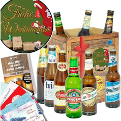 Frohe Weihnachten/Biere der Welt/Geschenkeset zu Weihnachten
