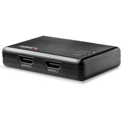 Lindy HDMI Splitter 2 Port HDMI 10.2G Compact