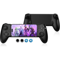G-STORY Mobiler Gaming-Controller, USB-C, kabelgebunden und Bluetooth, für Android, Dual-Hall-Joysticks und ergonomisches Design | Plug-and-Play-Streaming für PC, Xbox, PS, Cloud-Konsole (Mitternacht)
