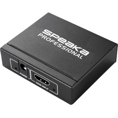SpeaKa Professional 2 Port HDMI-Splitter 3D-Wiedergabe möglich 1920 x 1080 Pixel black