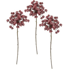 Metallic Dill Branch Dill with Glitter Artificial Branches Decorative Plant Branch Christmas Decoration Single Flower Artificial Flowers Artificial Plant Floristry Branch Metallic Flower Branch Winter