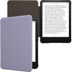 kwmobile Hülle kompatibel mit Amazon Kindle Paperwhite (12. Gen 2024) / Kindle Colorsoft - Nylon eReader Schutzhülle Cover Case - Lavendel