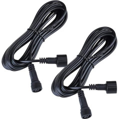 GEEDIAR 5 m Extension Cable for Garden Spotlight (2 x Extension Cable)