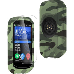 CONAPIKA Case for Garmin Edge 1050 with 2 Screen Protectors, Ultra Thin Silicone Shockproof GPS Protective Case All-Inclusive Edge Protection Scratch-Resistant Non-Slip Bicycle Cover Accessories -