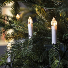 20 Bulb LED Christmas Candle Light Chain