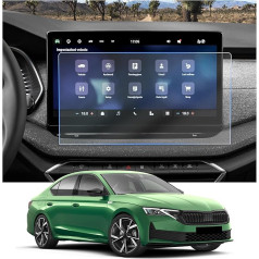 CDEFG Compatible with Skoda Octavia 4 RS Combi 2025 2026 Facelift Navigation Protective Film 4H Scratch-Resistant 13 Inch GPS Screen Protector Navigation Film Octavia IV 2025 Accessories Pack of 2