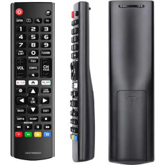 Universal-Fernbedienung für alle LG Smart TV LCD LED OLED UHD HDTV Plasma Magic 3D 4K Webos Fernseher mit Netflix Amazon Shortcut Tasten