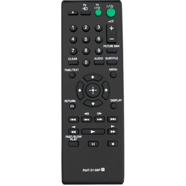 RMT-D198P VINABTY Replacement Remote Control Suitable for Sony DVD Player DVP-SR370 DVP-SR170