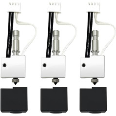 HzdaDeve 0.2MM 0.4MM 0.6MM Gehärtetes Hotend für Kobra S1 Combo Edelstahl Druckkopf Extruder Kit Hot End Heizblock Heizstab Thermistor Messing Düse für Anycubic Kobra S1/ACE Pro (3-Pack)