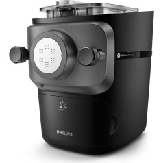 Philips 7000 Series PastaMaker, Perfect Pasta, Homemade, Automatic Weighing, 8 Pastas, Easy Cleaning, up to 8 Servings, ProExtrude Technology, Vegan, Gluten Free, Black (HR2665/93)