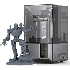 ELEGOO Mars 5 Ultra MSLA Resin 3D Printer, 9K 7 Inch Mono LCD, 150 mm/h High Print Speed, Tilt Release, AI Camera, Auto Leveling, Wi-Fi Transfer, Large Print Size 153.36 x 77.76 x 165 mm³