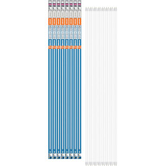 OSRAM 8 Pack 20W G13 LED Tube Double Ended 6500K Lead Free Glass Cool Daylight Cost Efficient Electromagnetic Ballast Tubes