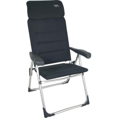 Crespo Compact Air-Elegant Aluminium Folding Chair Extra Flat Folding Chair Camping Chair Garden Chair