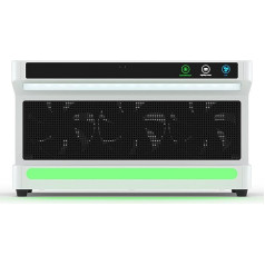 LBMED Work Table for Dust-free Rooms, Laminar Air Flow Cleaning Bench with 2 LED Lights and HEPA Filter, 3D Cleaning and 3 Fan Design, 4000K Lighting Mode and 99.95% Filter Effect