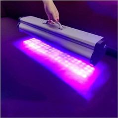 UV Licht Lampe, 800W UV-Lampe, LED-UV-Licht, schnell aushärtender Kleber/grünes Öl/PCB-Schutzfarbe for Telefonplatinen-DIY,UV Lampe(1 UK)