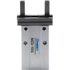 CALSUP Pneumatik-Luftzylinder, Eloxiertes Aluminium Parallel-Linearführung Air Gripper 10mm Bore MZ2-10S für automatische Ausrüstung