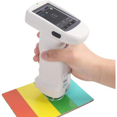 LERORA Tragbarer Farbanalysator Lab Colorimeter Chroma Meter Tragbares Spektralfotometer Grating TS7700 Digitales präzises Kolorimeter