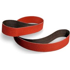 3M Cubitron II Fabric Tape 984F - 60+ Grit Metal Sanding Belt - Precision Molded Ceramic Grain - YF Weight Support - 2