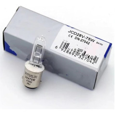 ZENG MING(增铭) DN-27042 JCD 28V 75W JCD28V-75WGB BA15d Q75T3CL/DC-28V75W Quarzlampe für zahnärztliche Untersuchung (3 Stück)