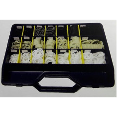 Suitcase Gasket Set Gasket Assortment Plumbing Professional Quality Combinada 21 Medas: 7 Goma, 7 Klinger, 7 Toricas