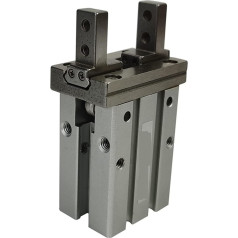 CALSUP Pneumatik-Luftzylinder, MHz2. Serie doppelt wirkender Luft pneumatischer paralleler Greifer MHZ2-10D 16D 20D 25D 32D 40D Aluminiumklemmen Fingerzylinder für automatische Ausrüstung(MHZ2-32D)