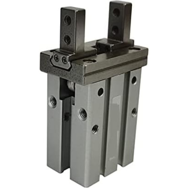 CALSUP Pneumatik-Luftzylinder, MHz2. Serie doppelt wirkender Luft pneumatischer paralleler Greifer MHZ2-10D 16D 20D 25D 32D 40D Aluminiumklemmen Fingerzylinder für automatische Ausrüstung(MHZ2-32D)