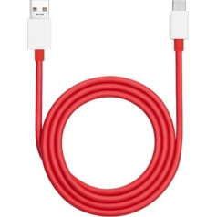 Kabeļa savienojums no usb c tipa uz usb a tipa (10a) 1,5m sarkans