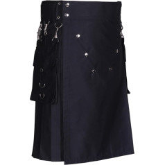 All Kilts Sports Active Utility Kilt with Removable Pockets for Men