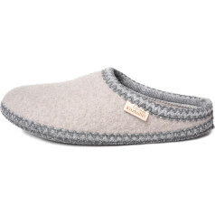 Living Kitzbühel Slippers with crochet decoration made of virgin wool, breathable slippers, removable footbed for individual comfort, handmade in Europe