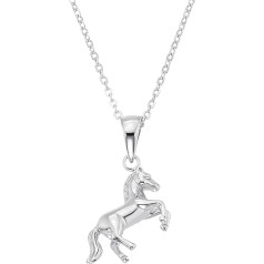 Amor Kette mit Anhänger 925 Sterling Silber Mädchen Kinder Halsschmuck, Silber, Kommt in Schmuck Geschenk Box