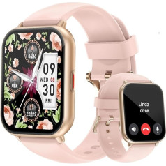 Smartwatch Women Men with Bluetooth Phone Function, 1.85 Inch HD Display Fitness Tracker, Smart Watch Fitness Watch with Pedometer 110+ Sports Modes Heart Rate Sleep Monitor Compatible for iOS Android
