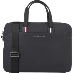 Tommy Hilfiger TH CORPORATE COMPUTER BAG Men's Laptop Bag, Black, OS, Black (Black)