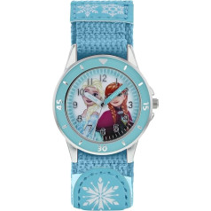 Frozen Girls Analogue Classic Quartz Watch with Textile Strap FZN5014