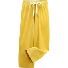 Palazzo Girls' Casual Outdoor Trousers, Children's Sports Trousers, Loose Jogging Bottoms, Baggy Trousers, Plain Wide Trousers, Soft Training Trousers, Comfortable Cuddly Trousers, Leisure Trousers,