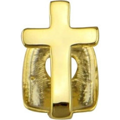 Cross Design Hip Hop Silver/Golden Teeth Grills for Men and Women, Fashion Single Top and Bottom Grills