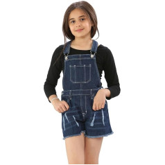 RAIS Girls Summer Denim Dungarees Shorts Jumpsuit Age 8-14/134-164cm Cotton